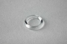 Pack of 100 Roman blind 13mm clear sew on rings