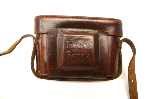 Vintage brown leather - leather, kodak
