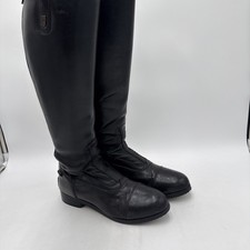 Tredstep Ireland Donatello Field Boots Size 40 RR 9 US Black Leather Riding Boot