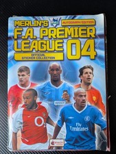 Merlin's FA Premier League 04 Sticker Book Complete with Completion Sticker 100%