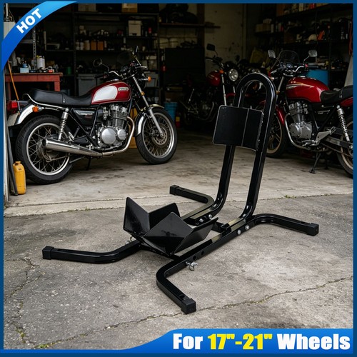Motorcycle wheel chock stand - motorcycle,
