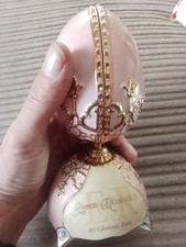 80 glorious year porcelain musical egg, in eggcelent condition just no box