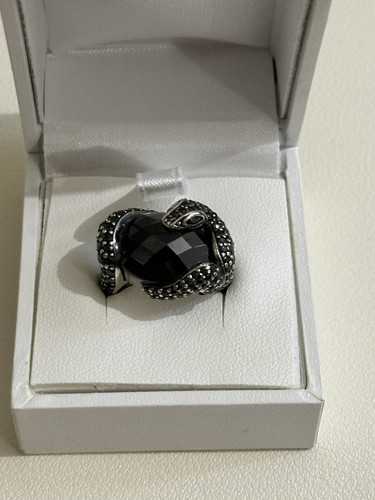 925 sterling silver snake - silver,