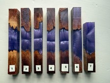 Resin and  Red Malee Burr pen