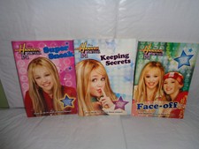 (3) Disney Hannah Montana Softcover Books - Secrets - Face-Off - Super Sneak