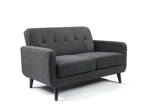 Grey fabric sofas - grey,