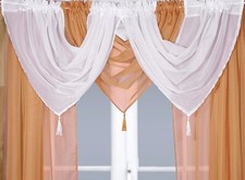 Voile Swags - Tassled - All