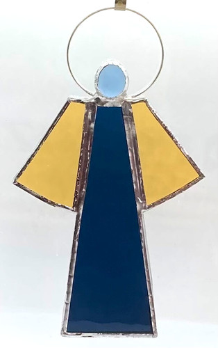 F334 stained glass suncatcher - f334,