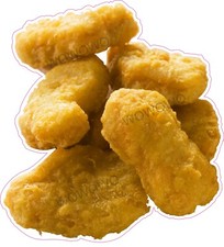 Catering van unit sticker Chicken Nuggets trailer decal food mobile sticker 2