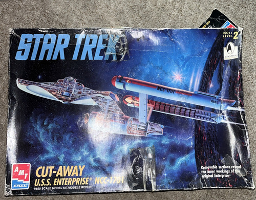 Vintage star trek model kit - star,