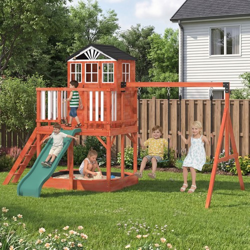Kids wooden swing - kids,