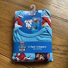 Paw Patrol 3 pk of baby vests