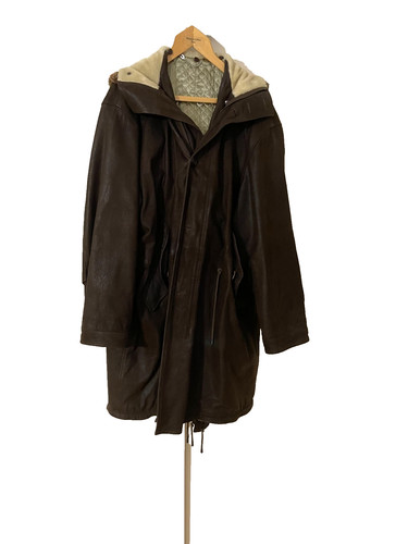 Mulberry hooded leather - hooded, coat