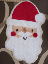 Santa Claus soft cotton rug Floor Mat Christmas Rug
