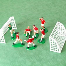 Football Players In Red Cake Decoration Set - Pack of 9