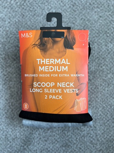 New black grey thermal - new, black/grey