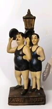 Rare Vintage Laurel & Hardy 16" Wrestling Costume  Statue.
