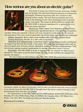 1981 Yamaha Guitars Original Vintage Ad SBG 2000, great music room decor!
