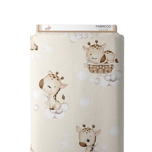 Cute giraffe fabric - cute, kids