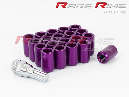 Purple tuner wheel nuts - 20,