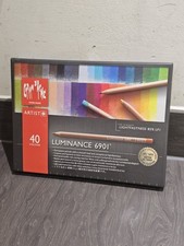 Caran d'Ache Luminance 6901 Colour Pencil Set 40pc[See photos for the condition]