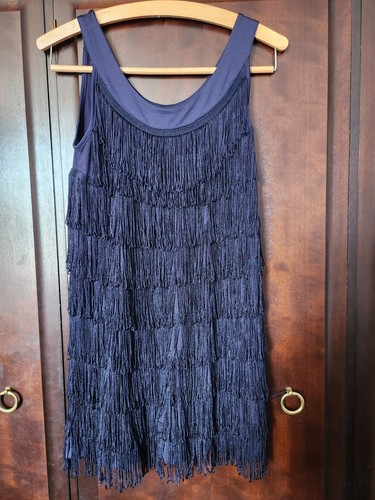 Blue flapper dress - h&m,