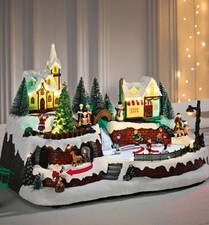 Livarno LED Musical Light Up Christmas Village Scene