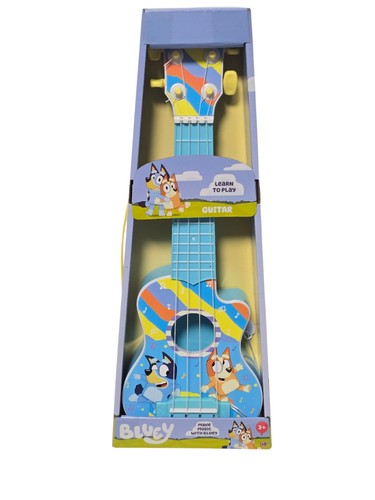 Official bluey kids toy guitar - bluey,