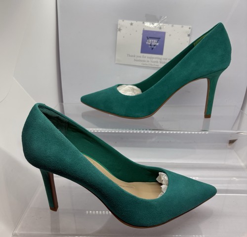 Women new green suede - m&s,