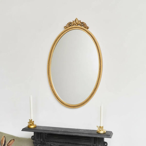 Large oval ornate - oval, edge