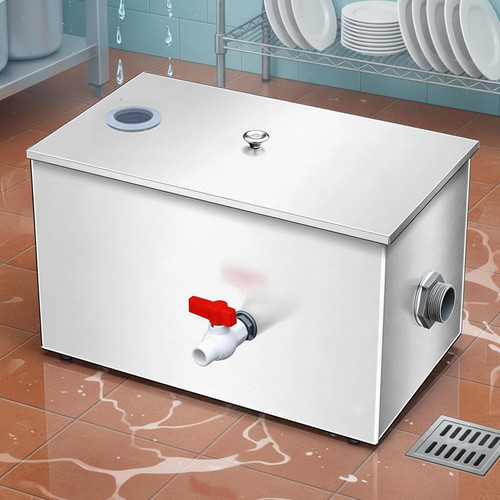 Commercial grease trap - grease,