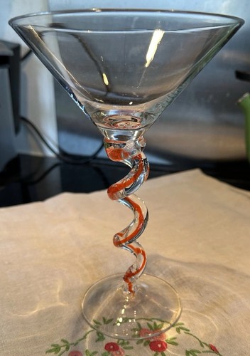 Spiral stem with - stem, stripe
