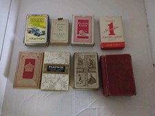8 X Vintage Playing Cards -