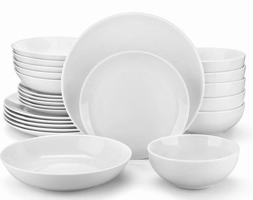 Malacasa piece plates and - 24-piece,