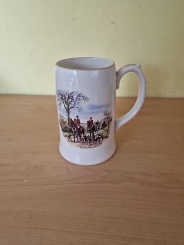 Sadler tankard with hunting - a,