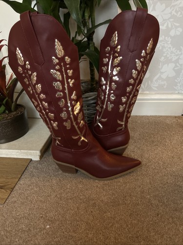 Ladies burgundy knee - ladies,