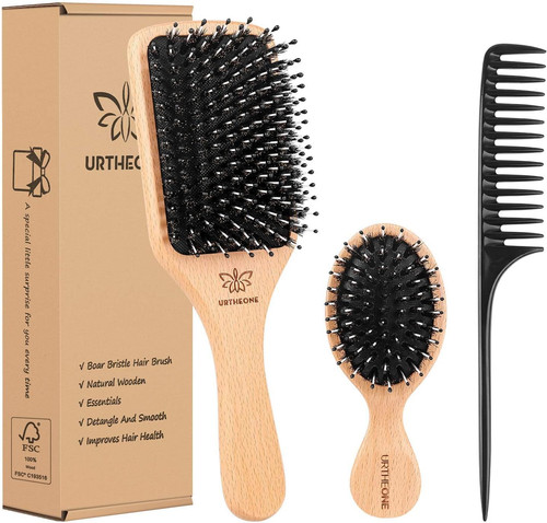 Boar bristle hair - hair, brush