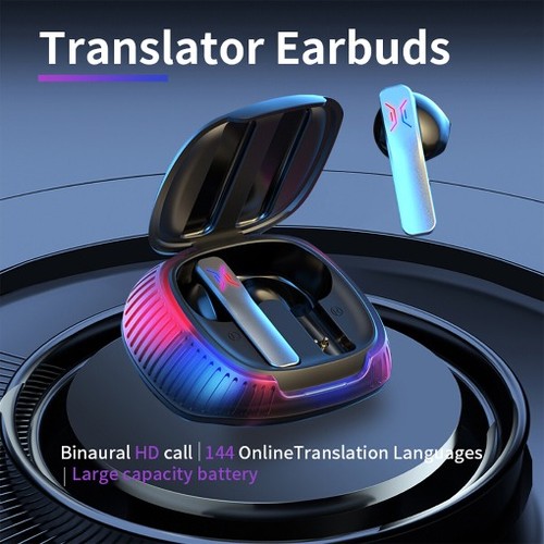 Language translator earbuds - language,