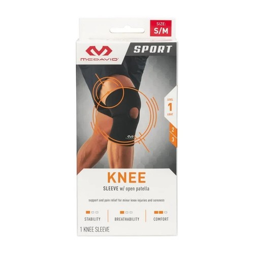 Mcdavid knee sleeve - with, open