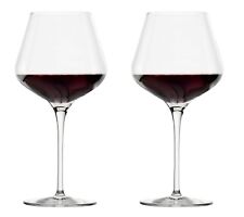 2x 640ml Large Burgundy red