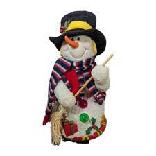 Dancing Snowman Christmas Moving Figure Musical 35 Cm Tall Boxed Festive T17