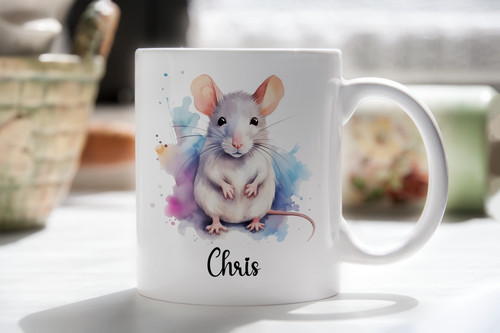 Personalised pretty rat - personalised,