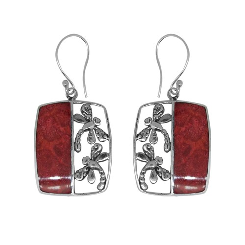 Handcrafted red sponge - handcrafted, coral