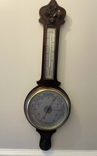 Aneroid Banjo Barometer Retro Science