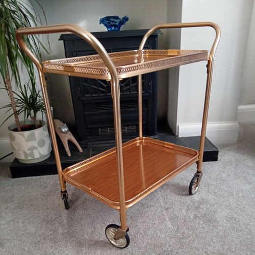 Mid century vintage - rose, gold