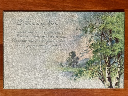 Birthday wish antique - a,