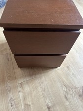 2 Door 2 Drawer Side Cabinet Unit Cupboard Drawer Storage Home Office Furniture