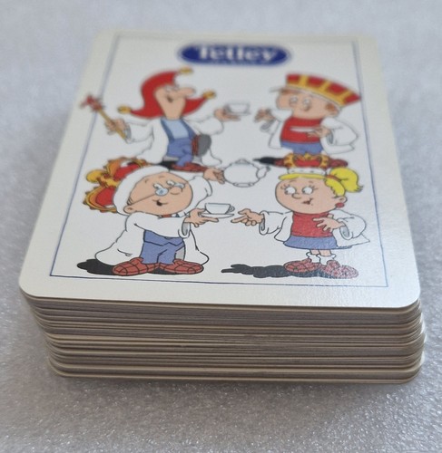 Tetley tea folk playing - tetley, cards