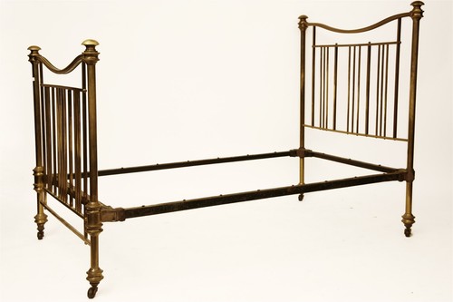 Antique victorian brass - victorian, bed