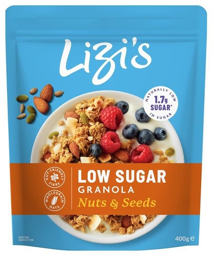 Lizi low sugar granola - lizi's,